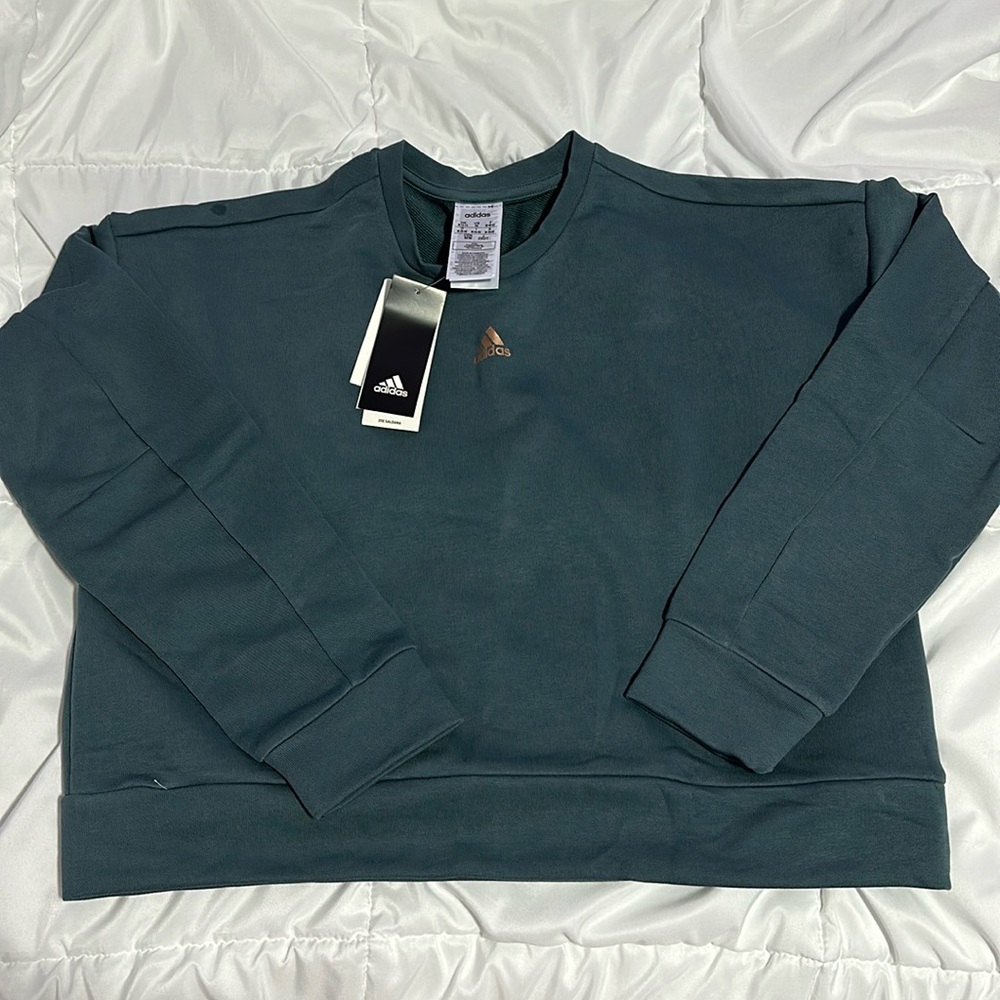 Adidas Teal Crewneck